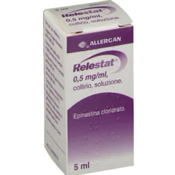 Abbvie Relestat 0,5 mg/ml - Collirio lenitivo per la congiuntivite allergica stagionale, 5 ml