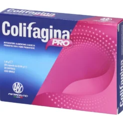 ABC Farmaceutici Colifagina Pro - integratore flora batterica con i FOS, 20 capsule