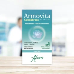 Aboca Armovita - CalmStress Advanced Integratore Rilassamento e Benessere Mentale, 45 capsule