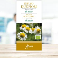 Aboca Camomilla Due Fiori Integratore Antiossidante Sonno e Serenità, 20 Bustine