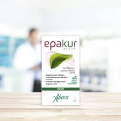 Aboca Epakur Advanced Integratore Salute del Fegato Depurazione e Vie Urinarie, 50 Capsule