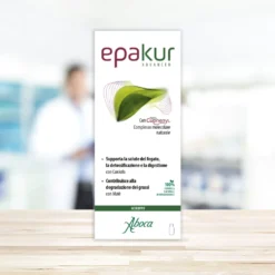 Aboca Epakur Advanced Sciroppo Integratore Salute del Fegato Depurazione e Vie Urinarie, 320g