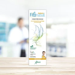 Aboca Fitonasal Pediatric Spray Dispositivo Medico Congestione Irritazione e Igiene Naso Vie Respiratorie, 125ml