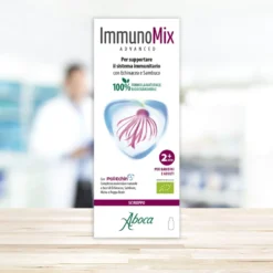 Aboca ImmunoMix Advanced - Sciroppo per il supporto delle difese immunitarie, 210 g