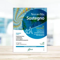 Aboca Natura Mix Advanced Sostegno Concentrato Fluido Nuova Formula Integratore Ricostituente Tono e Memoria, 10 Flaconcini x 15g