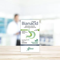 Aboca NeoBianacid - Dispositivo medico per il reflusso, l'acidità e la digestione, 45 compresse