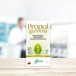 Aboca Propolgemma Spray No Alcool Adulti e Bambini Dispositivo Medico Mal di Gola e Cavo Orale Vie Respiratorie, 30ml