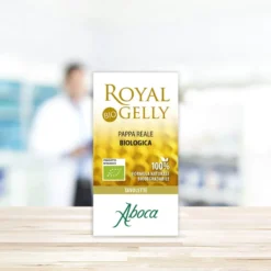 Aboca Royal Gelly BIO Integratore Pappa Reale Biologica, Tono e Memoria, 40 Tavolette