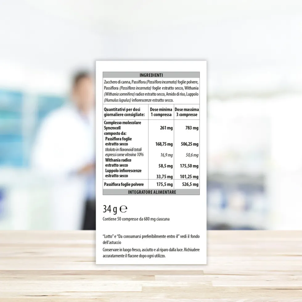 Aboca Sedivitax - Notte Advance Integratore Alimentare Sonno e Serenità, 50 compresse