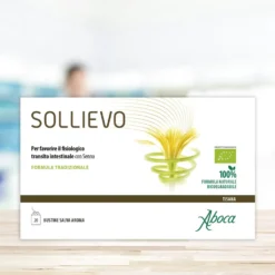 Aboca Sollievo Bio - Tisana biologica per il transito intestinale, 20 bustine