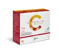 Aboca Vitamin C Naturcomplex Integratore Difese Immunitarie Tono e Memoria, 20 Bustine
