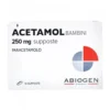 Acetamol Bambini 250mg Paracetamolo Supposte Febbre e Dolore, 10 Supposte