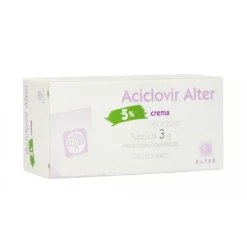 Aciclovir Alter 5% Crema Aciclovir Trattamento Herpes, 3g