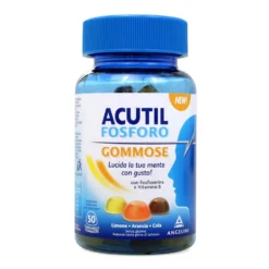 Acutil Fosforo Caramelle Gommose Con Fosfoserina e Vitamine B, 50 Caramelle