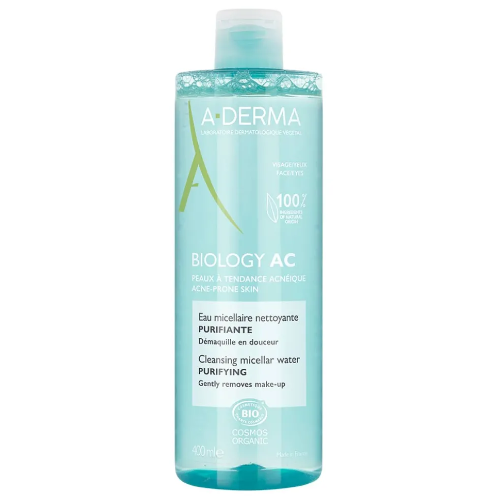 A-Derma Biology AC - Acqua Micellare Detergente Purificante, 400ml