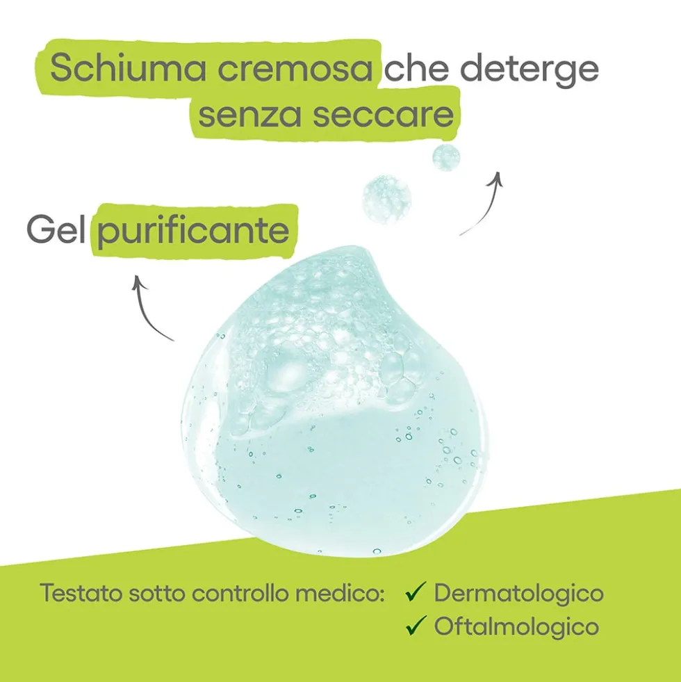 A-Derma Biology AC - Gel Detergente Schiumogeno Purificante, 200ml
