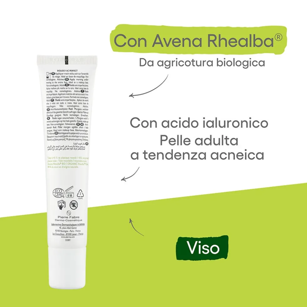 A-Derma Biology AC - Perfect Fluido Anti Imperfezioni, 40ml