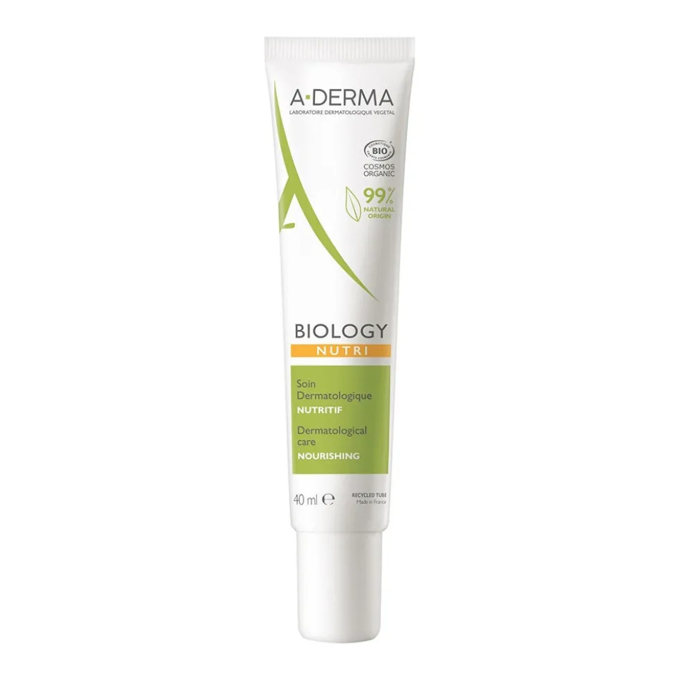 A-Derma Biology - NUTRI Trattamento Dermatologico Nutriente, 40ml
