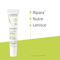 A-Derma Dermalibour + - Cica Balsamo Labbra Ristrutturante, 15ml