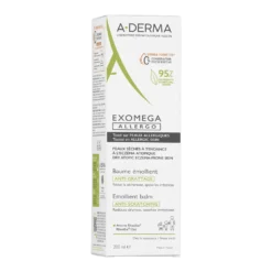 A-Derma Exomega - Allergo Balsamo Emolliente Cosmetico Sterile per Pelle Secca a Tendenza Atopica Pelle Allergica, 200ml