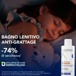 A-Derma Exomega Control - Bagno Lenitivo Anti-Grattage per Pelle Secca a Tendenza Atopica Prurito, 200ml