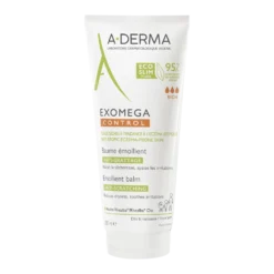 A-Derma Exomega Control - Balsamo Emolliente Anti-Grattage per Pelle Secca a Tendenza Atopica Prurito, 200ml