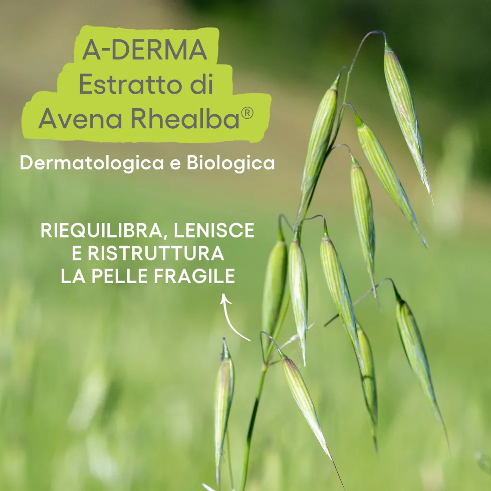 A-Derma Exomega Control - Crema Emolliente Anti-Grattage Pelle Secca e Atopica Prurito, 200ml