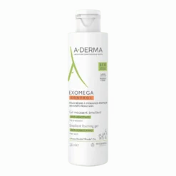 A-Derma Exomega Control - Gel Detergente Emolliente Viso e Corpo, 200ml