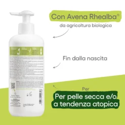 A-Derma Exomega Control - Latte Emolliente per Pelle Secca e Atopica, 400ml