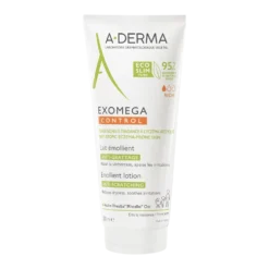 A-Derma Exomega Control - Latte Emolliente Anti-Grattage per Pelle Secca a Tendenza Atopica Prurito, 200ml