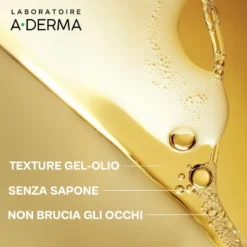 A-Derma Exomega Control - Olio Lavante Emolliente Refill Eco Ricarica, 500ml