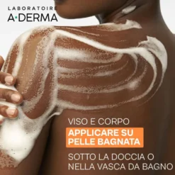 A-Derma Exomega Control - Olio Lavante Emolliente Refill Eco Ricarica, 500ml