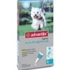 Advantix Spot-On - Soluzione antiparassitaria per cani da 4 a 10 kg, 4 pipette da 1 ml