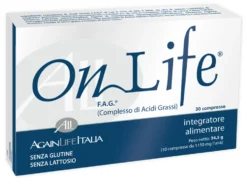 Again Life Onlife - Integratore alimentare per la carenza di acidi grassi, 30 compresse