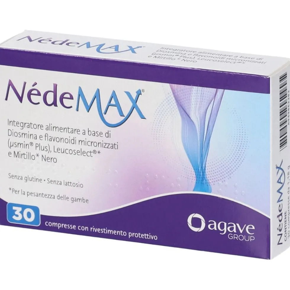 Agave NédeMAX Integratore Alimentare Microcircolo, 30 compresse