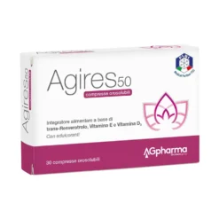 AG Pharma Agires 50 Integratore Alimentare Vitamina D, 30 Compresse