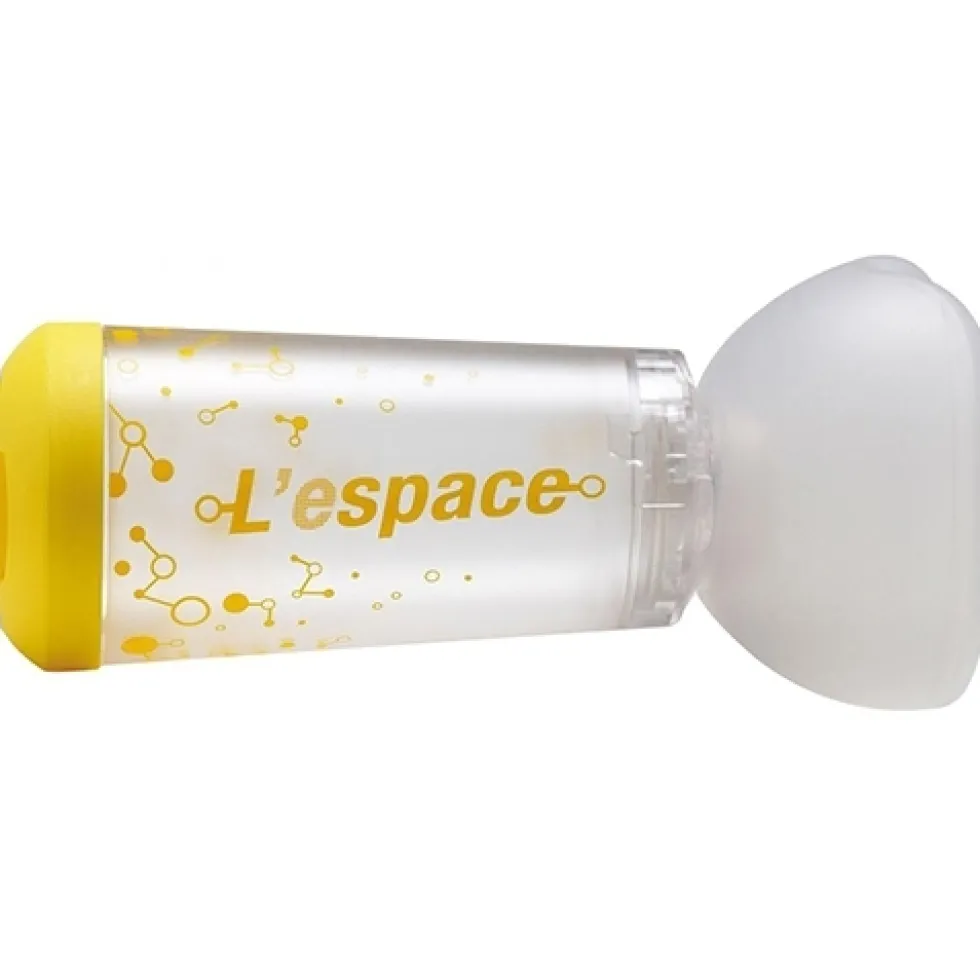 Air Liquide L'Espace - Camera distanziatrice per inalatori con maschera per bimbi 2-6 anni, 1 pezzo