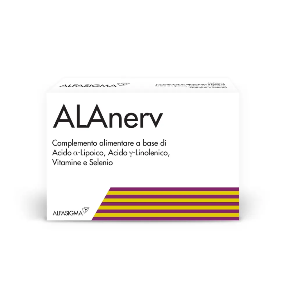 Alfasigma Alanerv - integratore antiossidante, 20 capsule