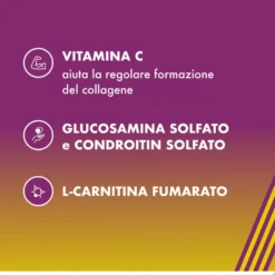 Alfasigma Amedial Plus - Integratore alimentare per le ossa e le cartilagini, 20 bustine da 5 g