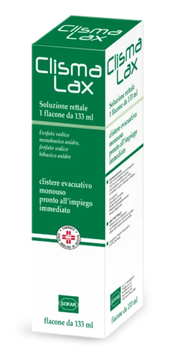 Alfasigma Clismalax Soluzione Rettale Trattamento Stitichezza Occasionale, 133ml