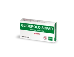 Alfasigma Glicerolo Adulti 2250mg Trattamento Stitichezza Occasionale, 18 Supposte