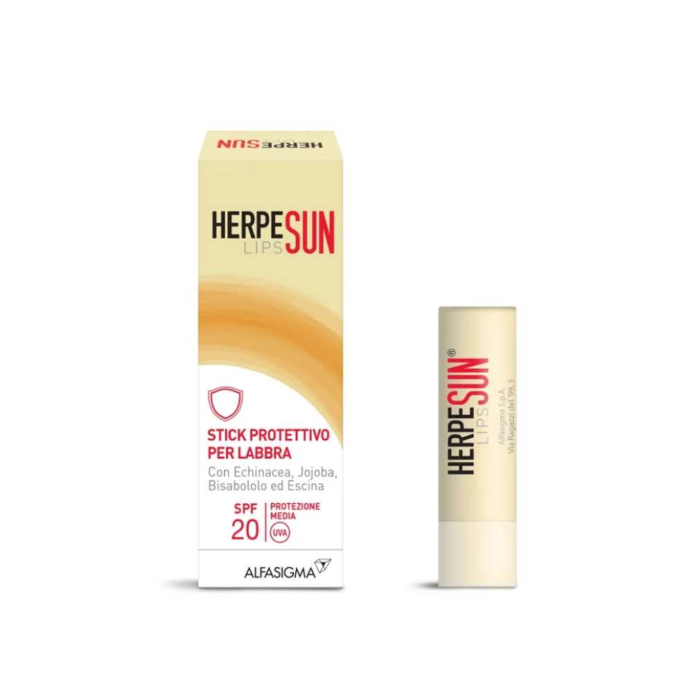 Alfasigma Herpesun Defend Stick Protettivo Labbra SPF20, 5ml