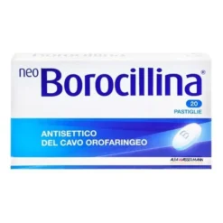 Alfasigma Neoborocillina Antisettico del Cavo Orofaringeo Disinfettante Gola, 20 Compresse