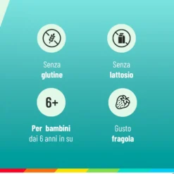 Alfasigma NeoBorocillina Gola Junior Gusto Fragola, 15 Pastiglie Gommose