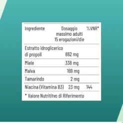 Alfasigma NeoBorocillina Propolmiele+ Spray Gola Gusto Miele Eucalipto, 20ml