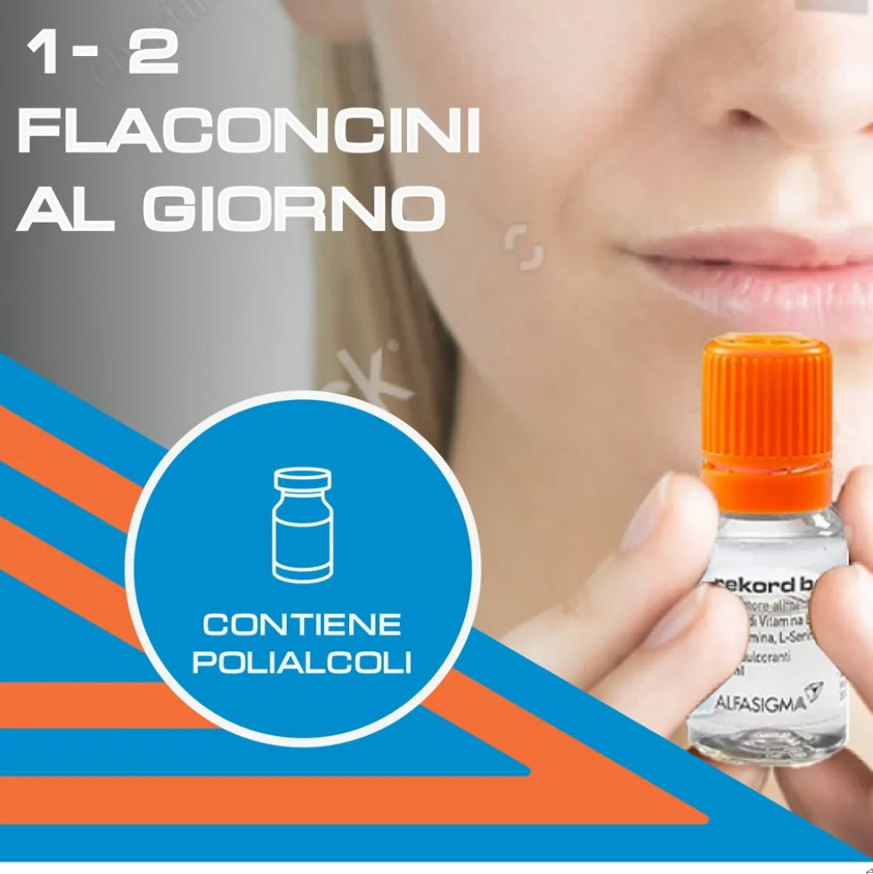 Alfasigma Rekord B12 Plus Integratore Stanchezza Psicofisica, 10 Flaconcini