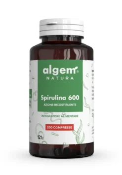 Algem Natura Algem Spirulina - Alga ad azione ricostituente, integratore spirulina 200 compresse