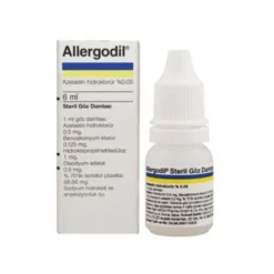 Allergodil Collirio 0,05% Azelastina Cloridrato Gocce Oculari per Congiuntivite Stagionale, 6ml