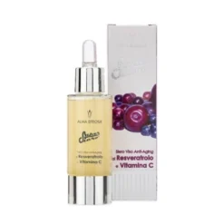 Alma Briosa SuperSiero Siero Viso Anti Età Resveratrolo e Vitamina C, 30ml