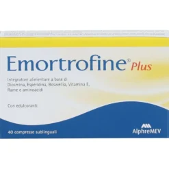 AlphreMEV Emortrofine Plus - Integratore emorroidi, 40 compresse
